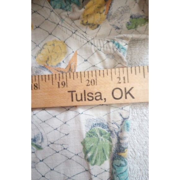 Liz Claiborne Jacket Sz L Beige Seashell Shacket NWT American Getaway C-1 - Picture 8 of 10